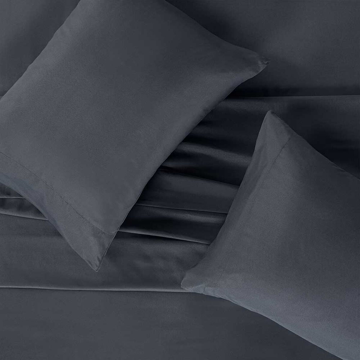 Juego de S&aacute;banas Rosen 2 Plazas Microfibra Gris Oscuro