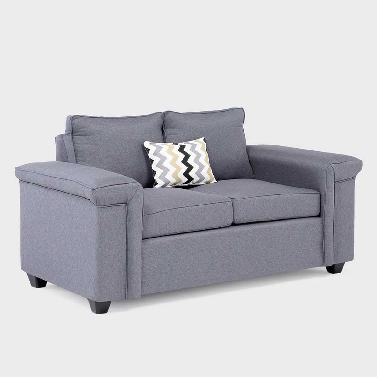 Juegos de Living Mons Sicilia Sofá 2 Cuerpos + Dos Sillones 1 Cuerpo Gris
