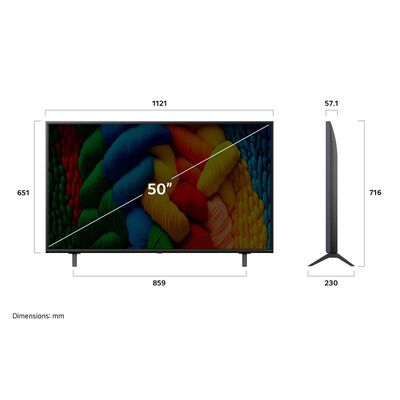 Imagen 2 del producto LED 50"" LG 50NANO80ASA.AWH 4K Ultra HD
