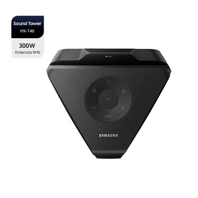 Imagen 2 del producto Minicomponente Samsung Sound Tower MX-T40/ZS 300W 2020 Negro