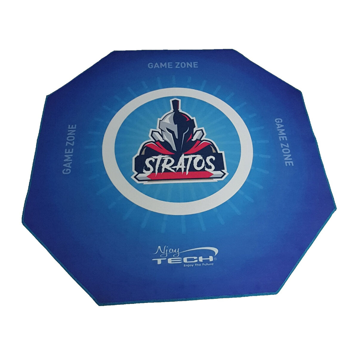 Silla Gamer Stratos Celeste + Alfombra Njoytech