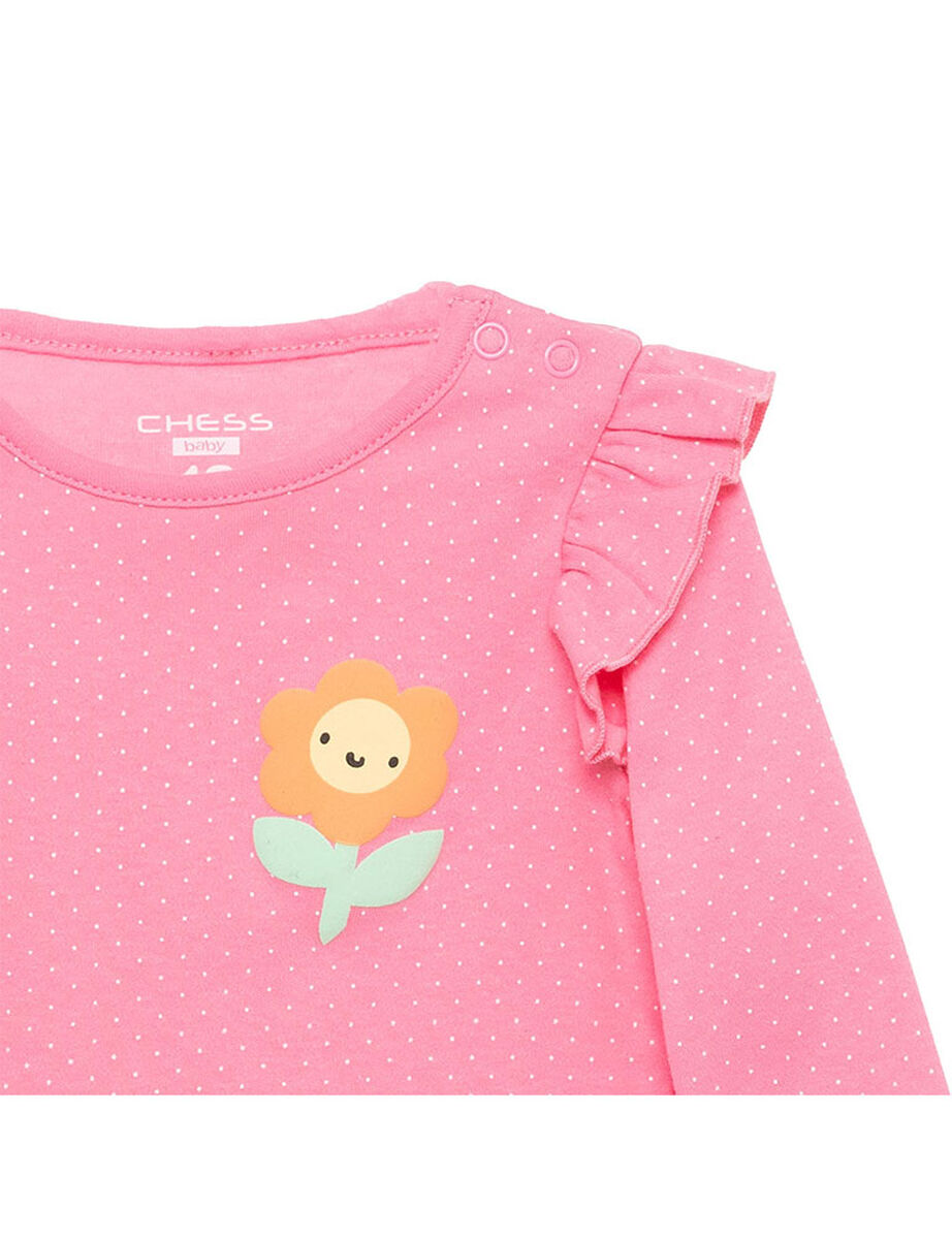 Pack 2  Body  Algodón Chess Baby