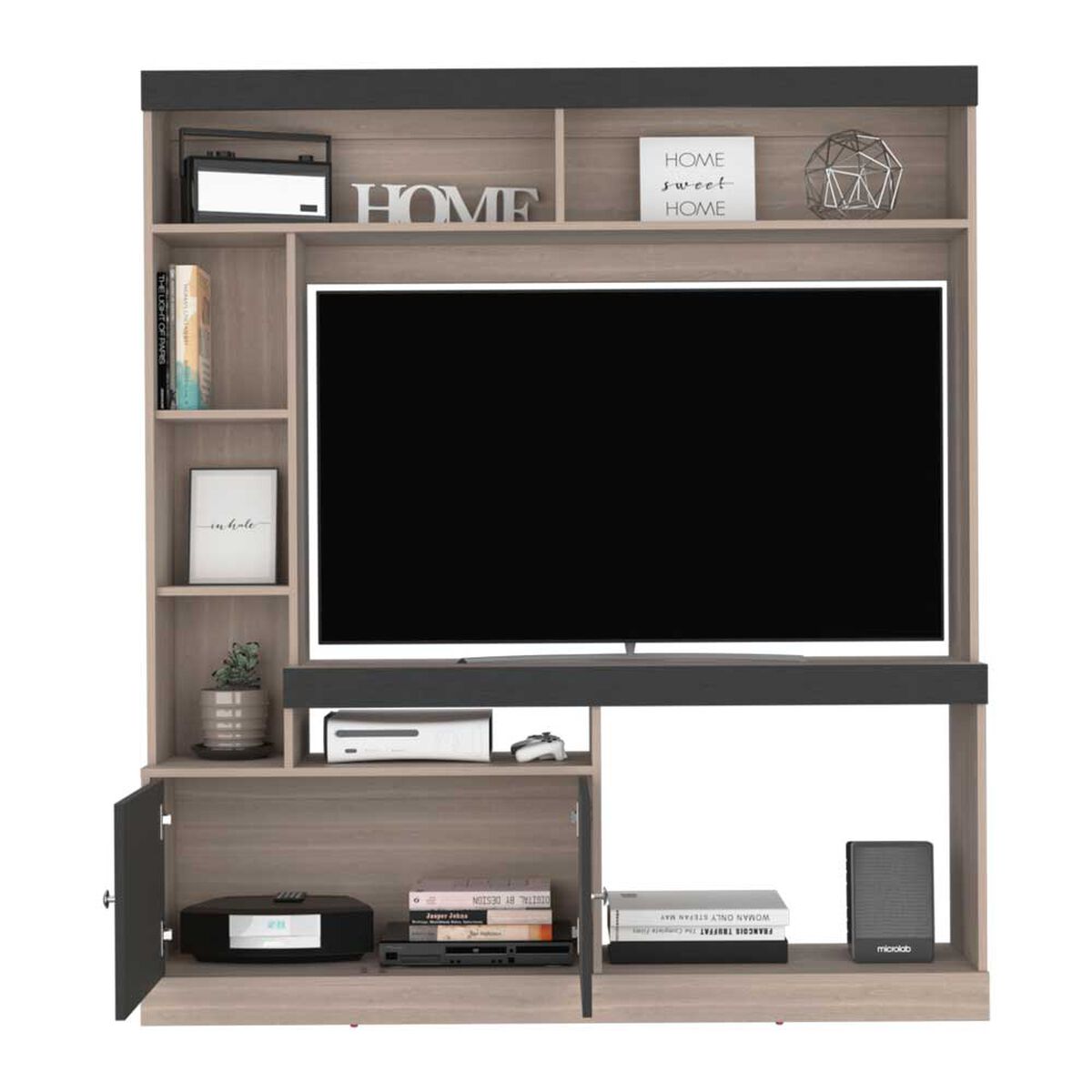 Estante TV TuHome Dante Hasta 65" Capri Y Wengue
