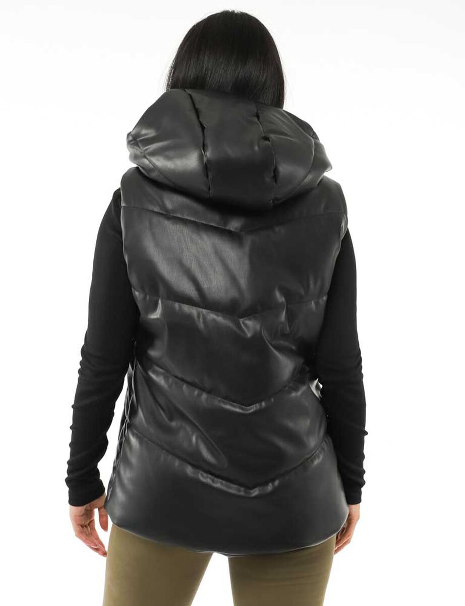 Parka Puffer Sin Mangas Mujer Icono