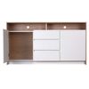 Rack TV CIC Colbun Olmo Blanco Hasta 60"