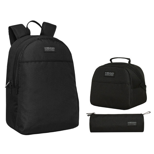 Pack Mochila Infantil, Estuche y Lonchera Head