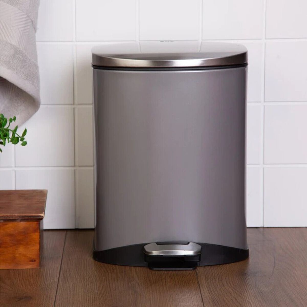 Basurero EKO Soft Grey 6 L