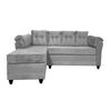 Sof&aacute; Seccional Muebles MPR Journey 3 Gris