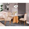Juego de Comedor Decocasa Patricia 4 Sillas Off White