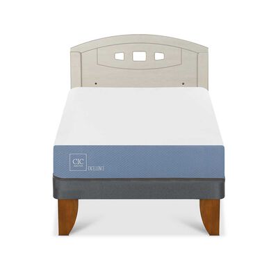 Imagen 1 del producto Cama Europea CIC 1,5 Plazas Excellence + Respaldo Gales Alpino