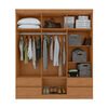 Closet Di Poretti Design Zeus 4 Cajones 6 Puertas Caf&eacute;