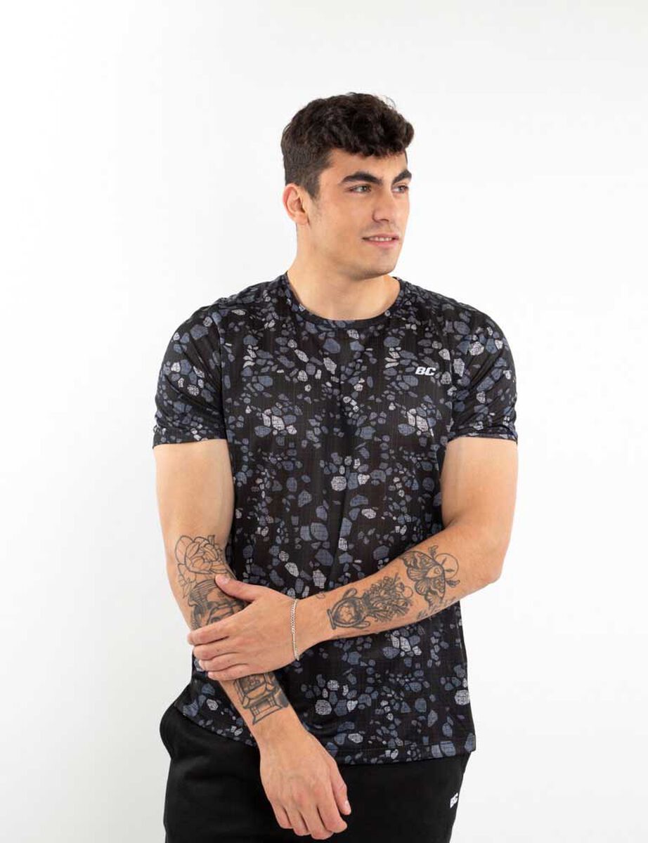 Polera Deportiva Hombre Black County