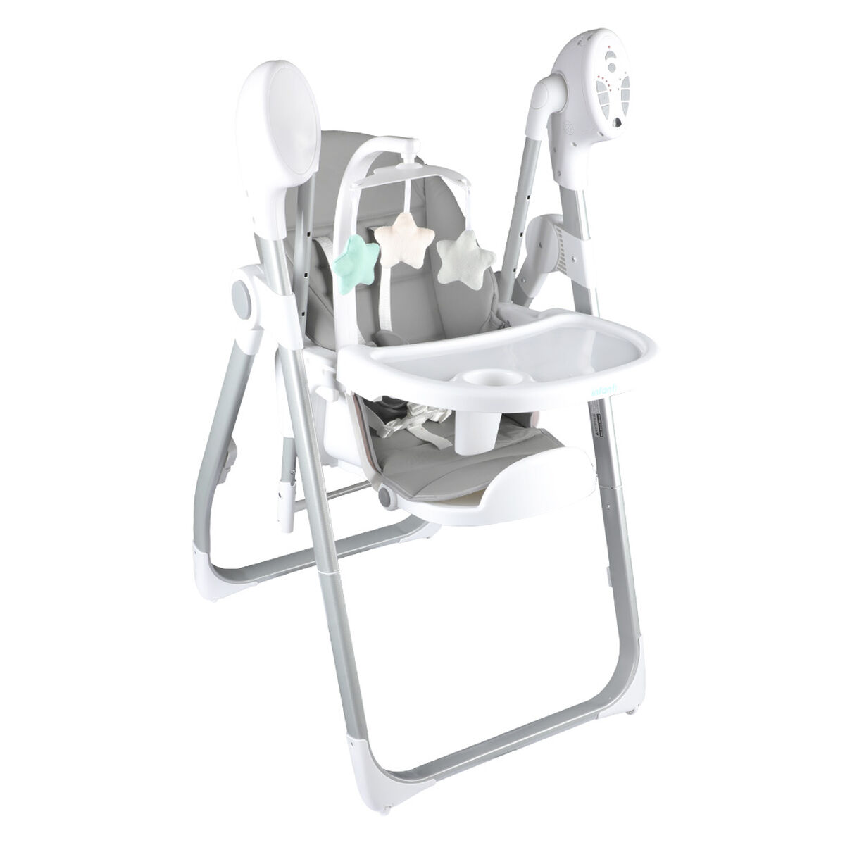 Silla de Comer Alta New Pomodoro Dark Grey