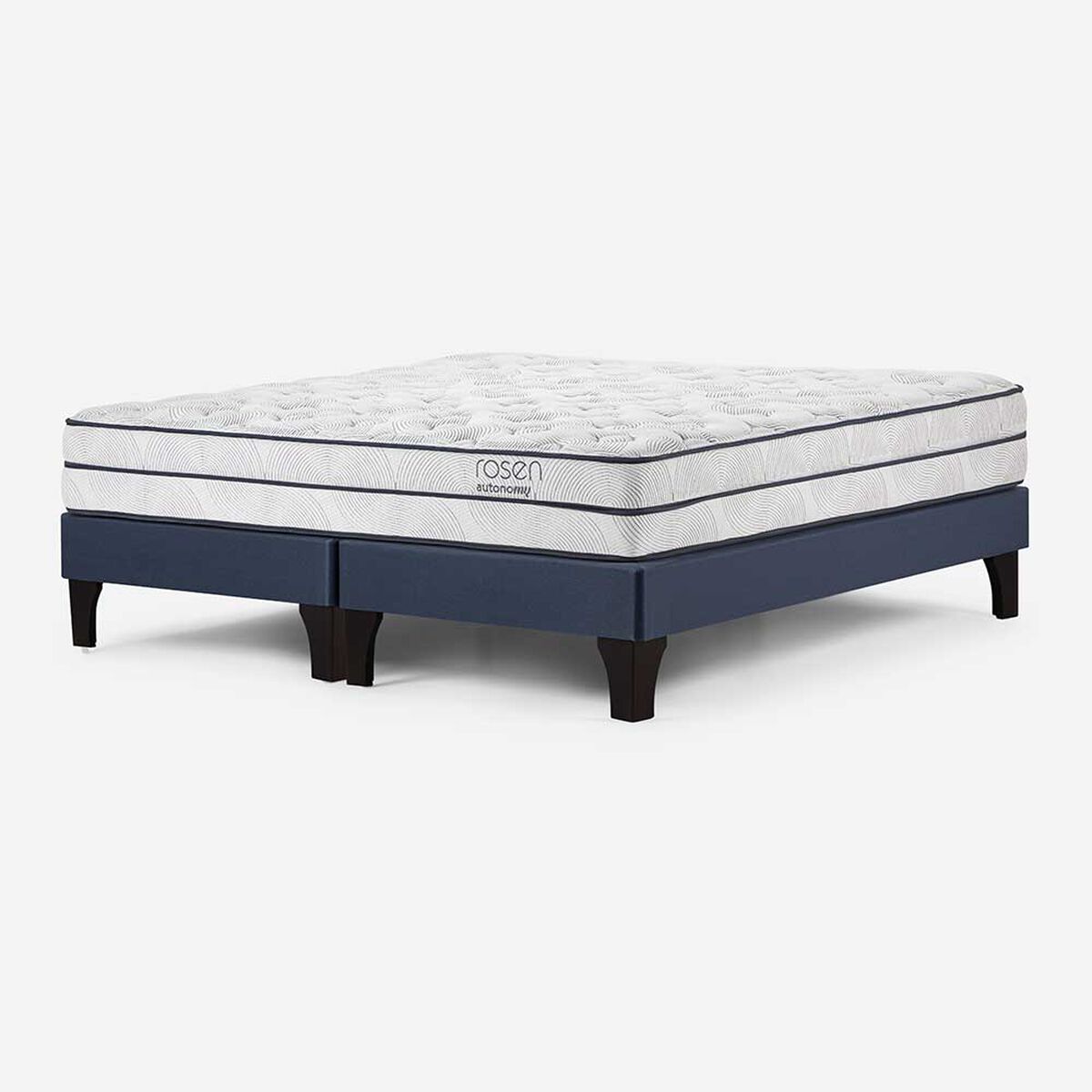 Cama Europea Rosen Base Dividida 2 Plazas Autonomy Sky