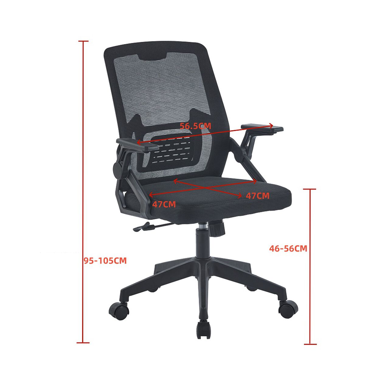 Silla Escritorio Arthome BM-808 Negro