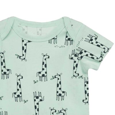 Imagen 2 del producto Pack 3 Body Manga Corta Bebo Chess Baby Azul Claro, Blanco