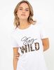Polera Con Estampado Manga Corta Mujer Icono