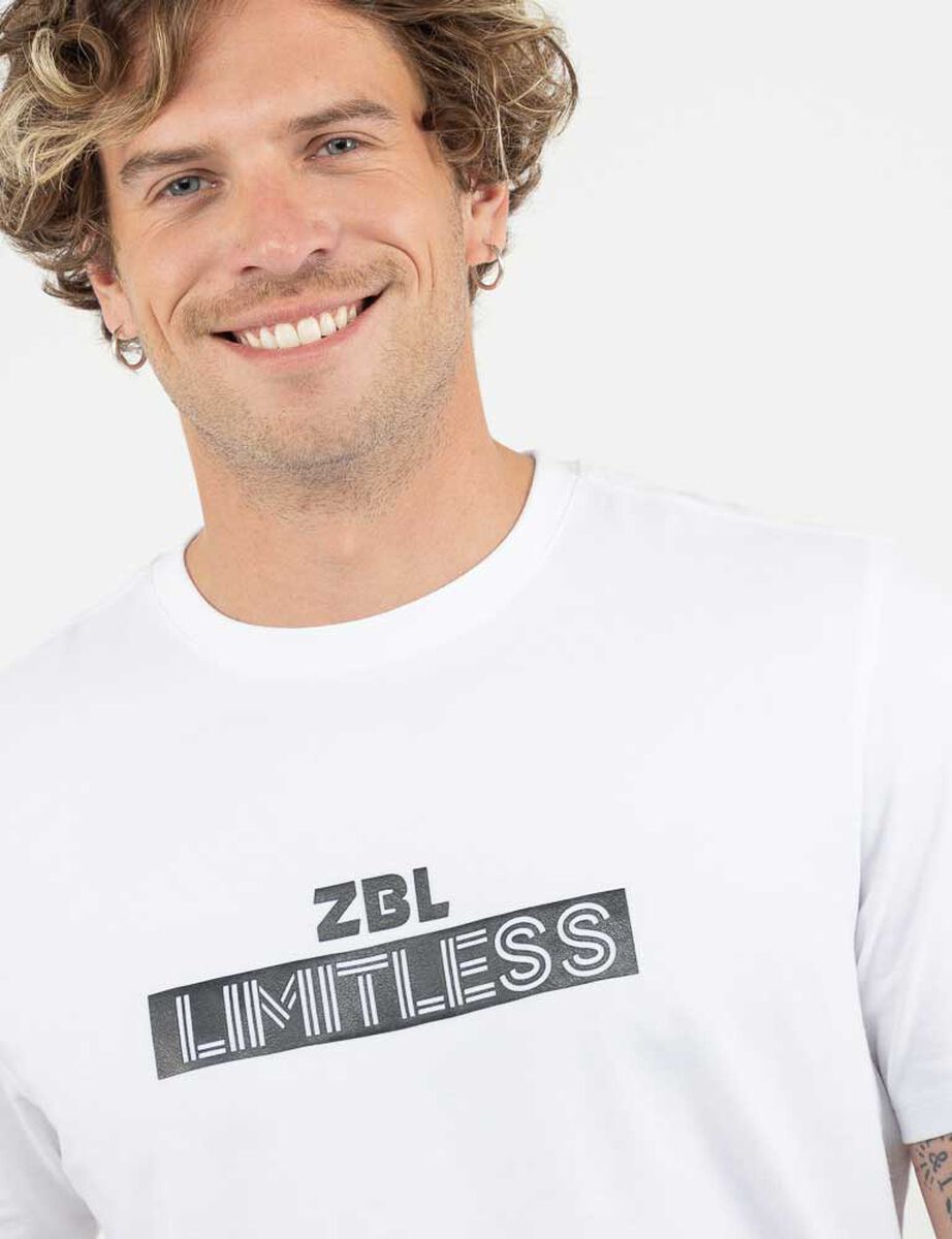 Polera Con Estampado Manga Corta Hombre Zibel