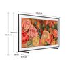QLED 85" Samsung The Frame Smart TV 4K UHD 2024 + Marco Café