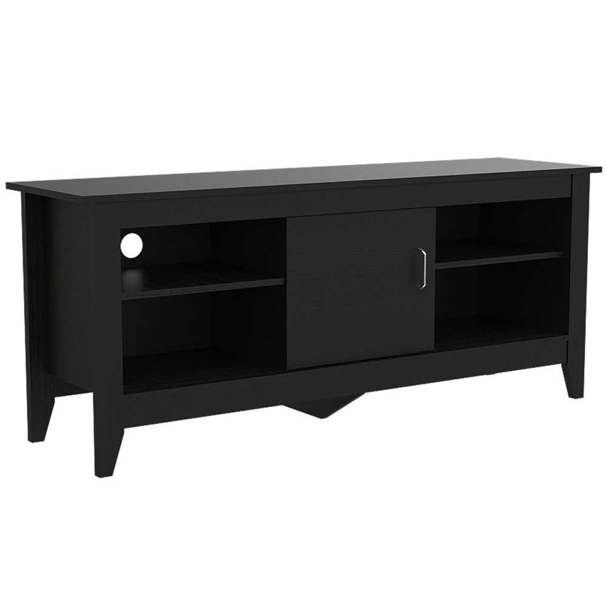 Rack TV Hasta 65" + Librero + Mesa de Arrimo + Mesa de Centro TuHome Essential Wengue
