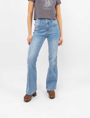 Imagen 1 del producto Jeans Flare Mujer Icono Marengo