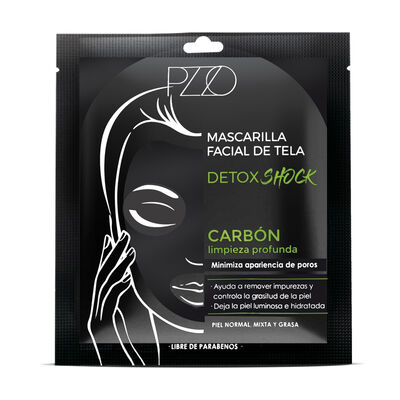 Imagen 1 del producto Mascarilla Facial de Tela Detox Carbón