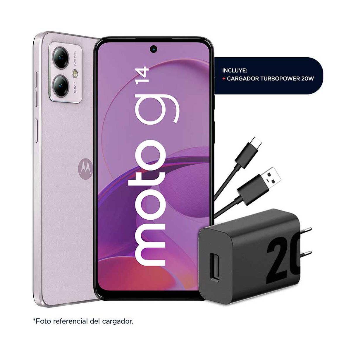 Celular Motorola Moto G14 128GB 6,5" Lila Liberado