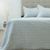 Quilt Doral 3 Plazas Lumi Velvety Gris Claro