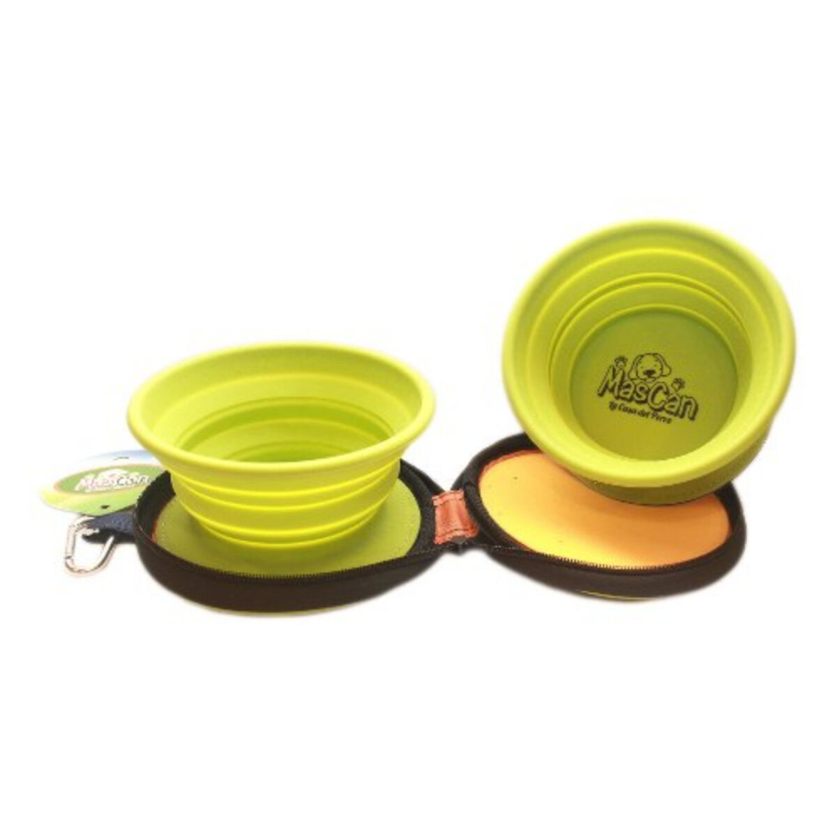 Plato para Perro Mascan Silicona Plegable
