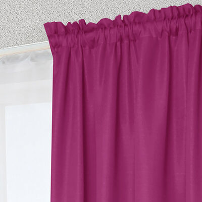 Imagen 2 del producto Combo Cortinas Doral Tabatha 220 x 140 cm Fucsia