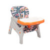 Silla Comer Alta Sit-Up Plus Naranja/Azul Infanti