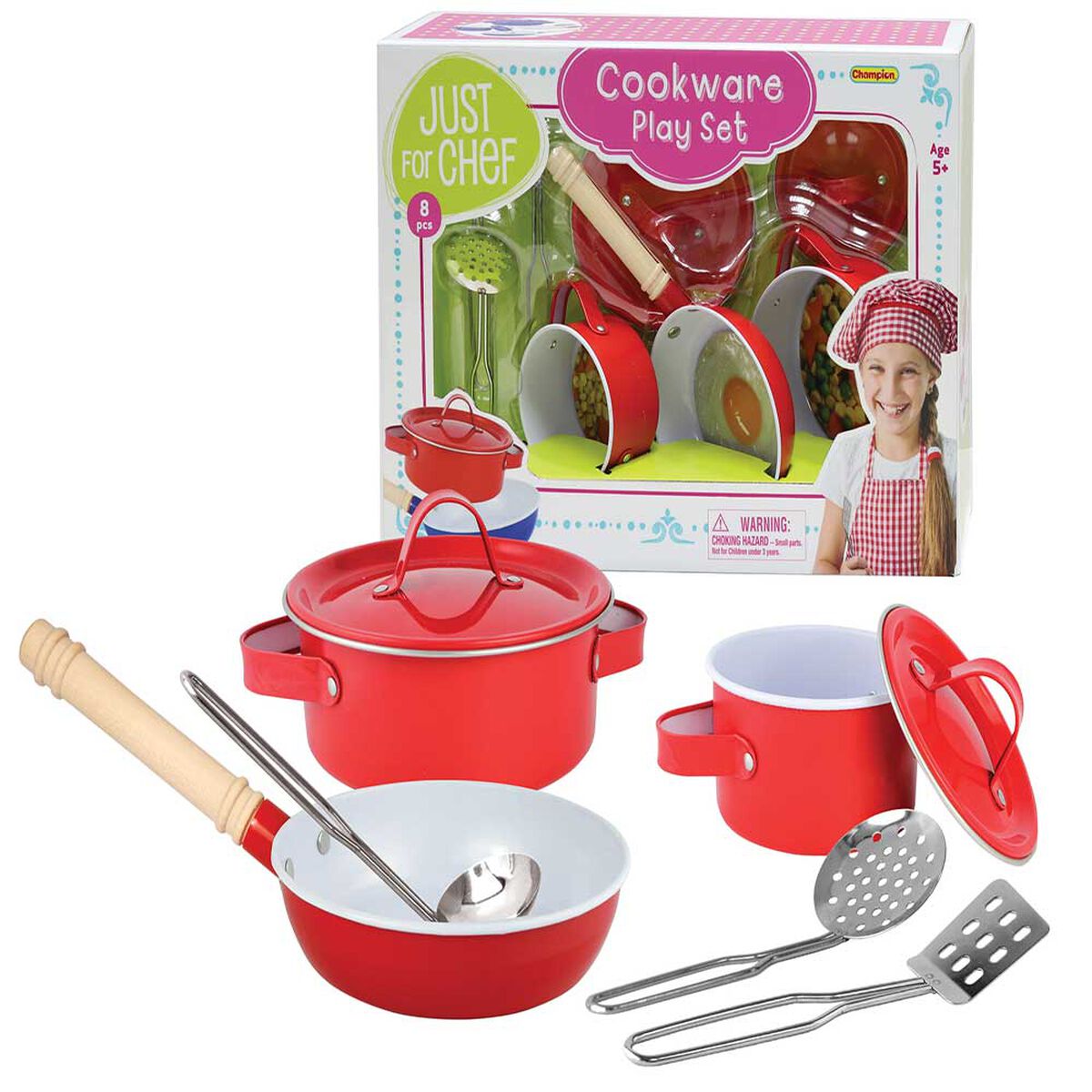 Set Utensilios de Cocina Rojo Art Champion