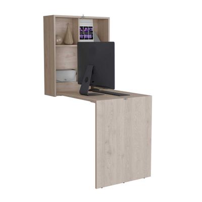 Escritorio Plegable TuHome Klapar Ceniza