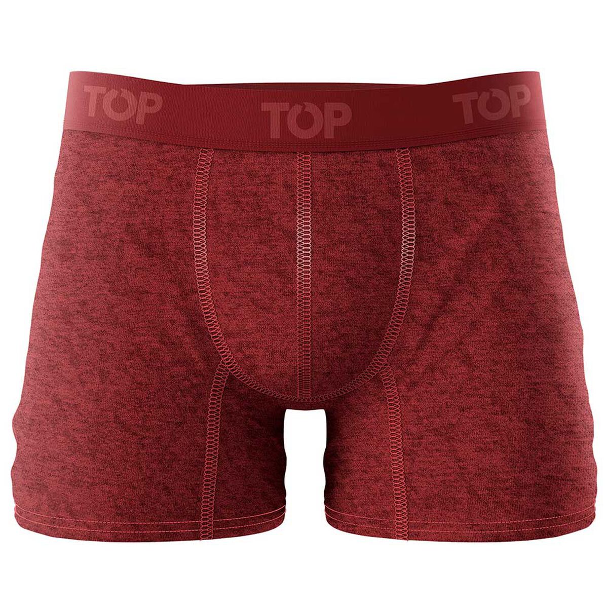 Pack 4 B&oacute;xer Medio Algod&oacute;n Hombre Top