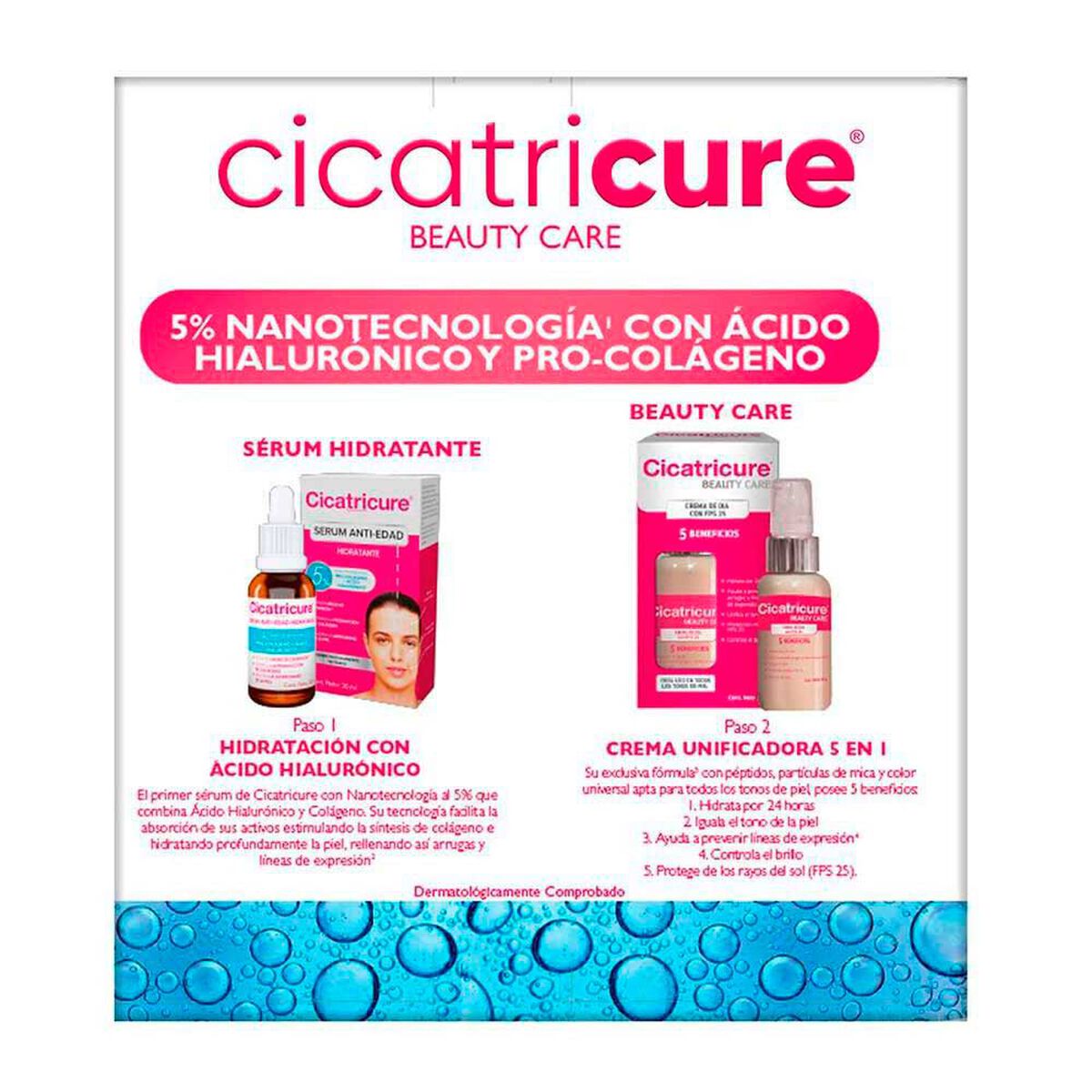 Pack Cicatricure Beauty Care 40G + Serum Hidratante 30Ml