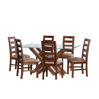 Juego de Comedor Latam Home Merida 6 Sillas Beige