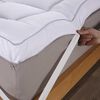 Topper Illusions 1 Plaza Microfibra Blanco