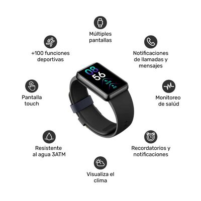 Imagen 2 del producto Smartwach Lhotse Flow 1,43"" Negro