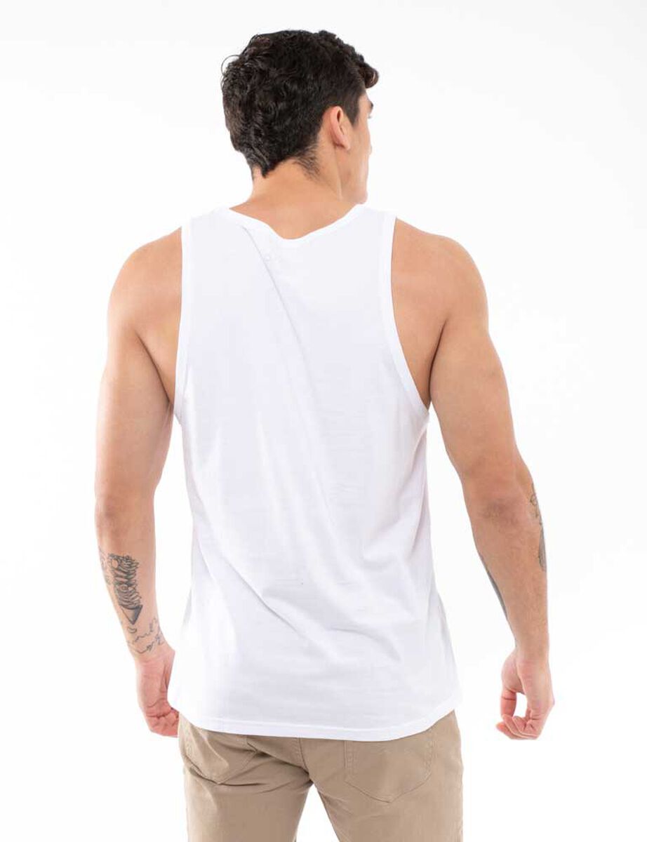 Polera Musculosa Lisa Hombre Icono Abc