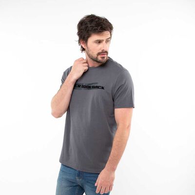 Polera Slim Con Estampado Manga Corta Hombre Zibel