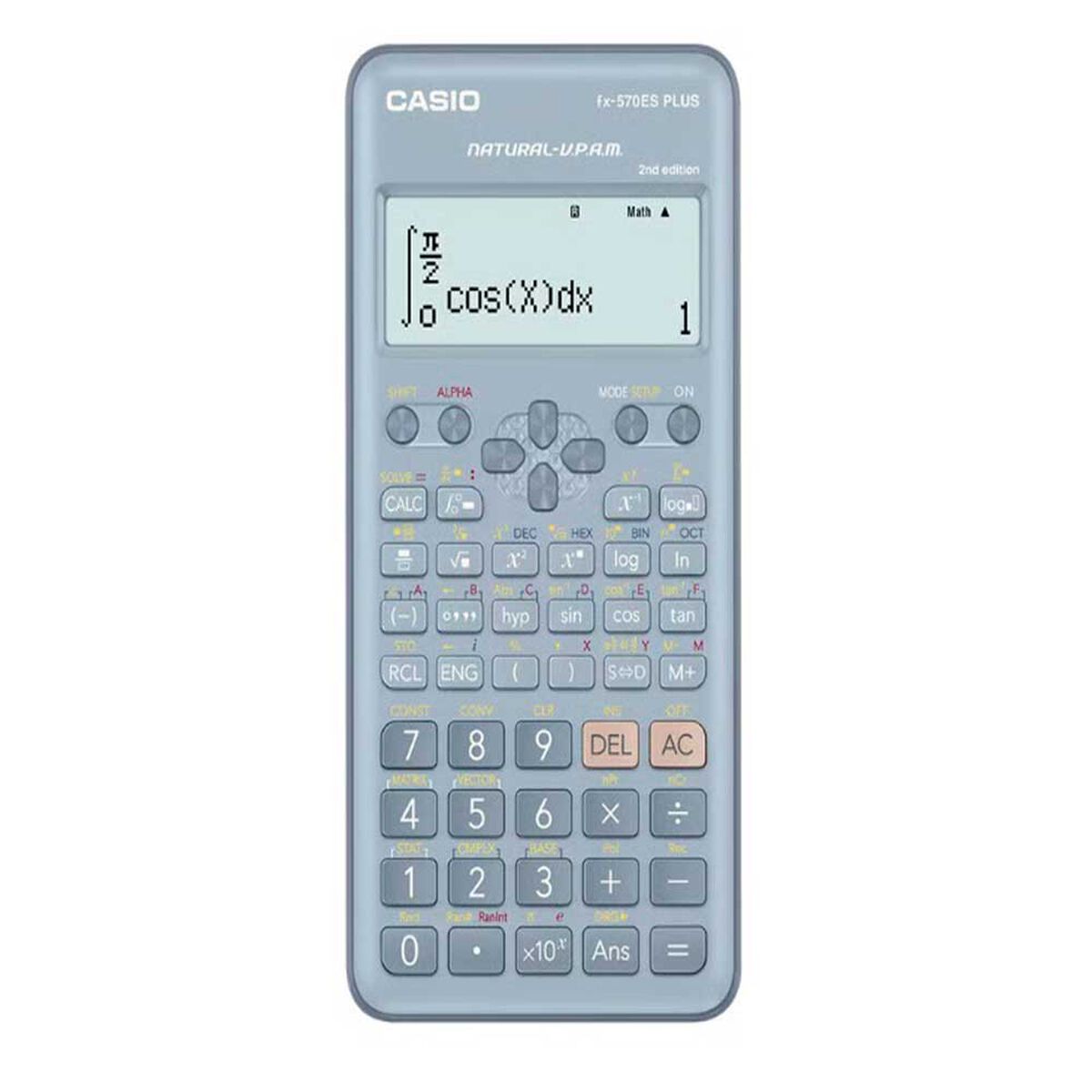 Calculadora Científica Casio FX-570ESPLUS-2-BU Color Azul
