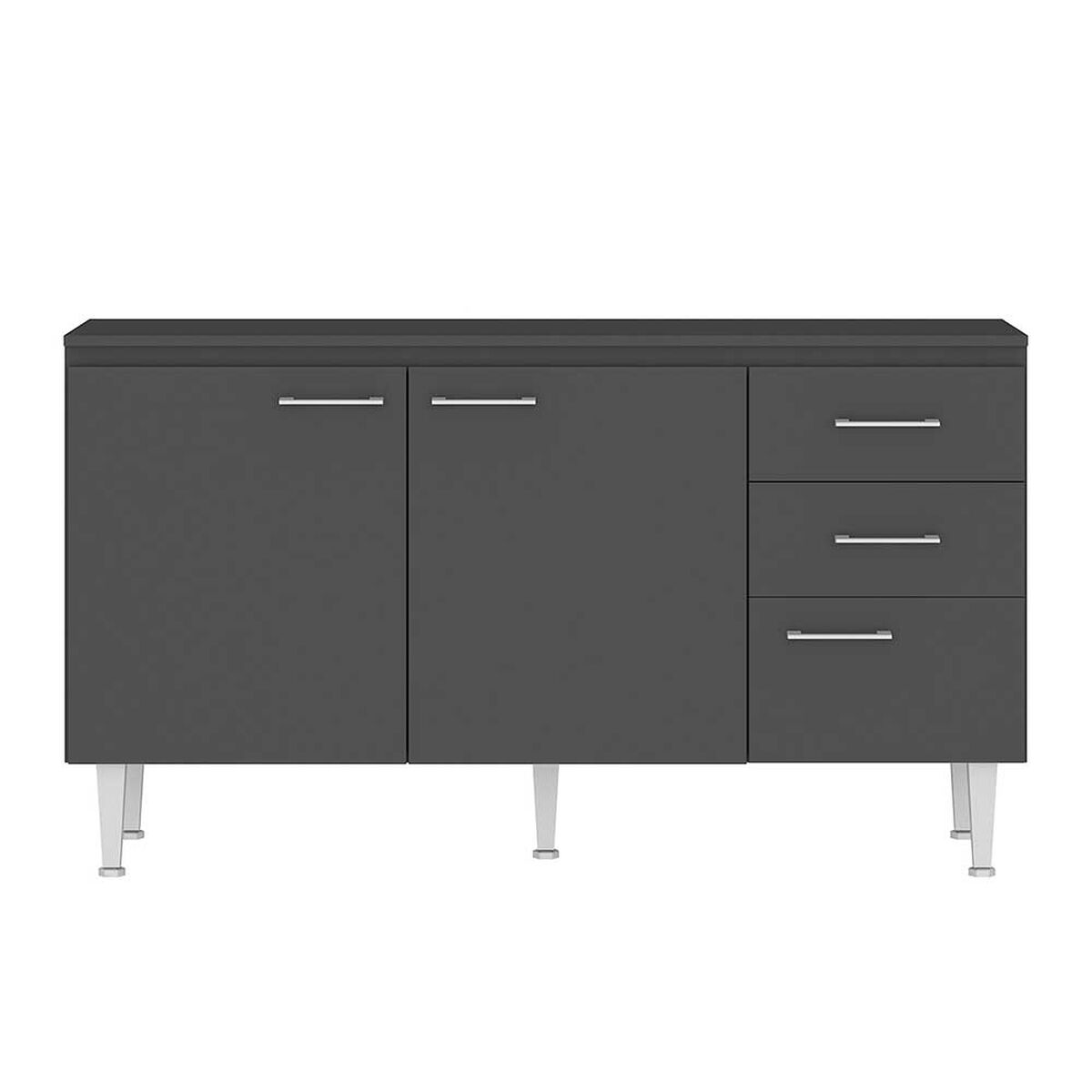 Mueble de Cocina Base Vekkahome Opie Gris