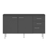Mueble de Cocina Base Vekkahome Opie Gris