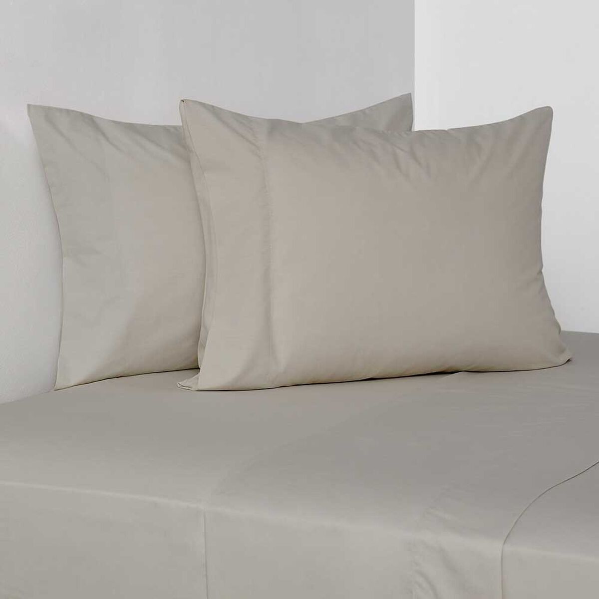 Juego de S&aacute;banas Elements & Co 200 Hilos S&uacute;per King Liso Beige