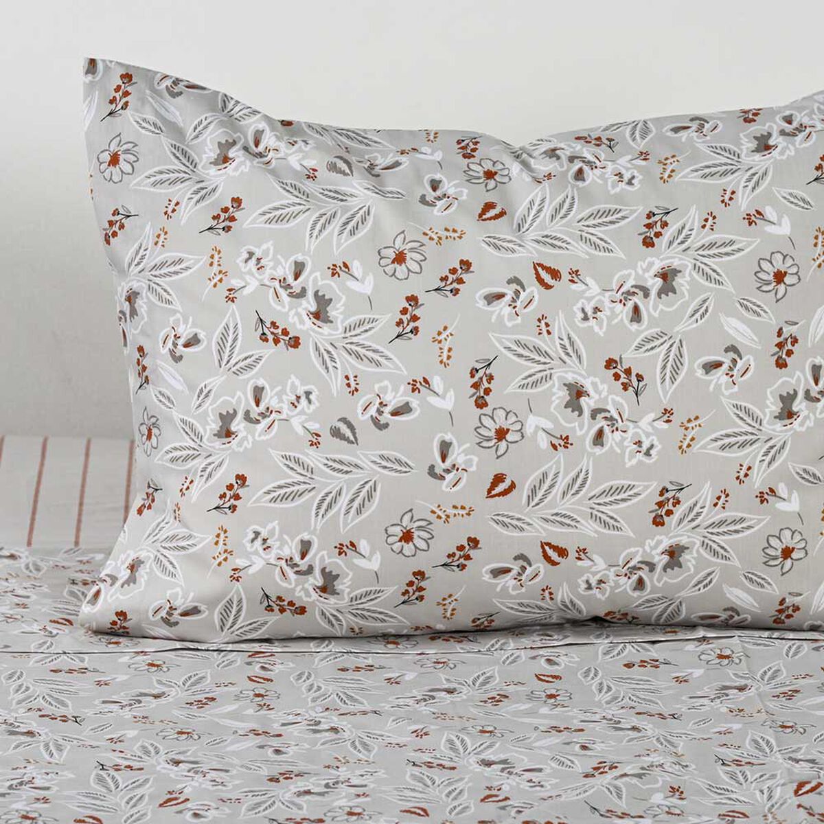 Juego de Sábanas Cannon 200 Hilos 1,5 Plazas Shadow Blanco