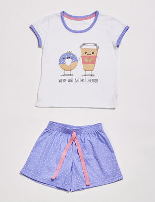 Imagen 1 del producto Pijama de Algodón Niña Kayser Blanco