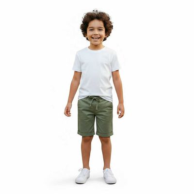 Imagen 1 del producto Bermuda de Algodón Niño Chess Bosque, Dark Blue, Grey