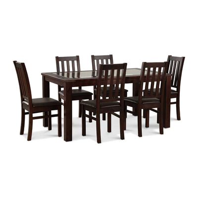 Imagen 1 del producto Juego de Comedor CIC Ñuble 6 Sillas Chocolate