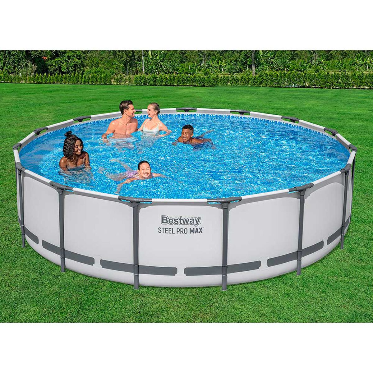 Piscina Estructural Redonda Bestway Steel Pro Max 457 cm 14970 Litros
