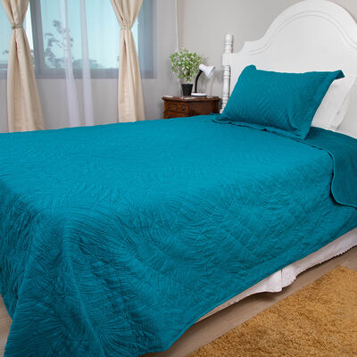 Imagen 1 del producto Quilt Doral 1,5 Plazas Azul Marino Bubbly